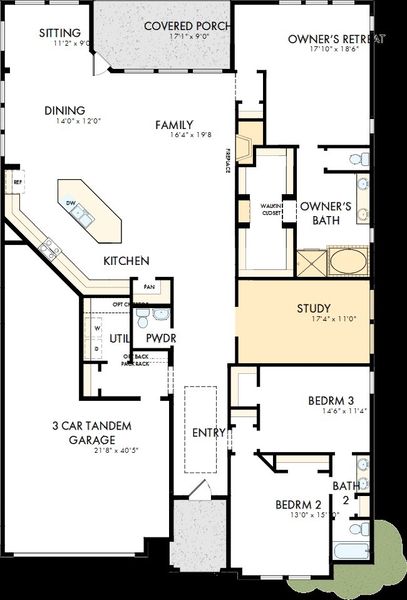 2D floor plan layout of this home in Myrtle Creek, Waxahachie, TX (Image 2). 2D floor plan layout of this home in Myrtle Creek, Waxahachie, TX (Image 2).