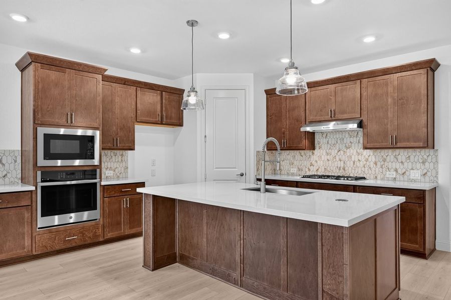 Furnished interior view inside a new home in South Oak, Lakewood Village (Image 8).