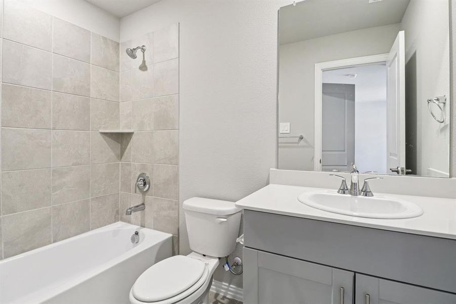 Photo is not of the actual home, but is an inspirational photo of builder’s model home and may depict options, furnishings, and/or decorator features that are not included.