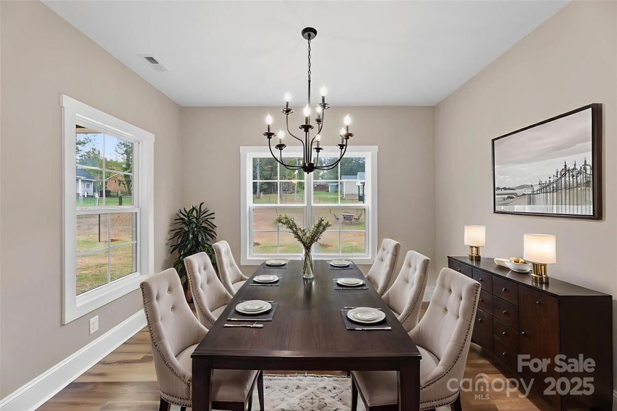 Furnished interior view inside a new home in , Kings Mountain (Image 11). Furnished interior view inside a new home in , Kings Mountain (Image 11).