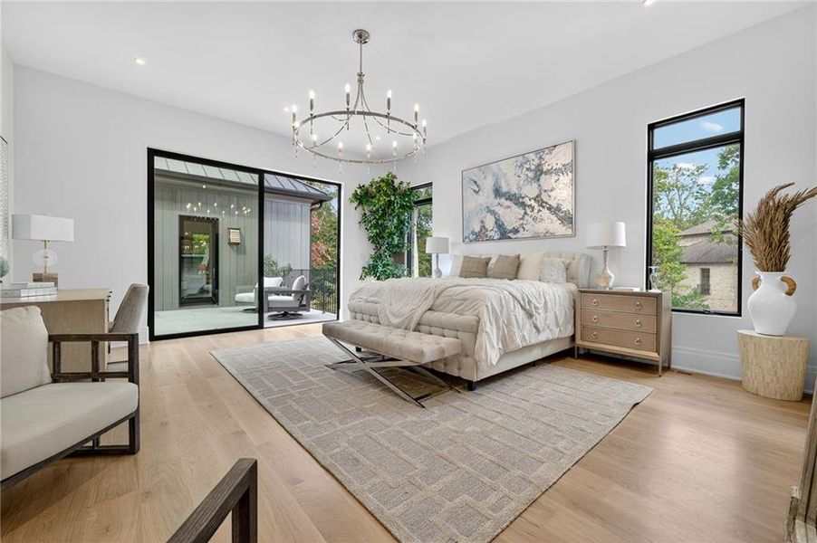 Furnished interior view inside a new home in , Atlanta (Image 55).