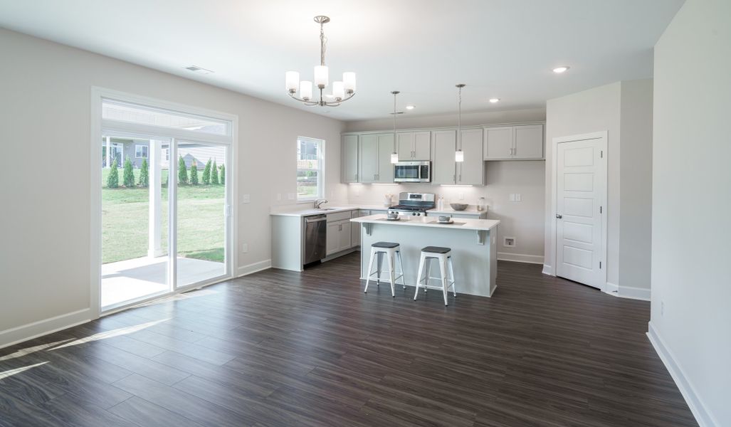 Representative furnished interior of a home built from the The Harrison by Cothran Homes in Holly Ridge, Greenville (Image 11). Representative furnished interior of a home built from the The Harrison by Cothran Homes in Holly Ridge, Greenville (Image 11).
