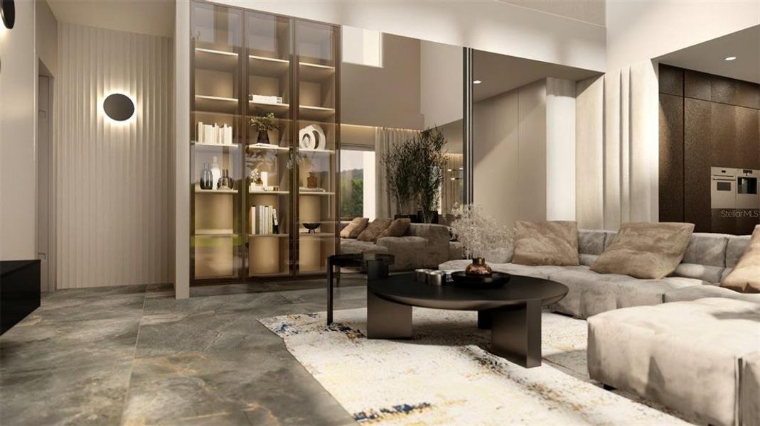 Furnished interior view inside a new home in , Sarasota (Image 10).