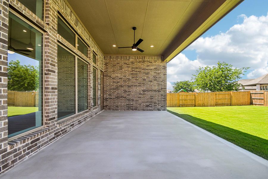 Exterior details and patio area of a home in 6 Creeks, Kyle (Image 3). Exterior details and patio area of a home in 6 Creeks, Kyle (Image 3).