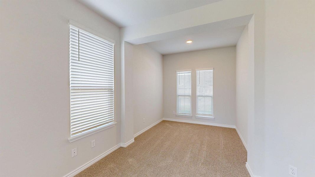 Spacious, unfurnished interior of a new home in Sterling Meadows, Salado (Image 11). Spacious, unfurnished interior of a new home in Sterling Meadows, Salado (Image 11).
