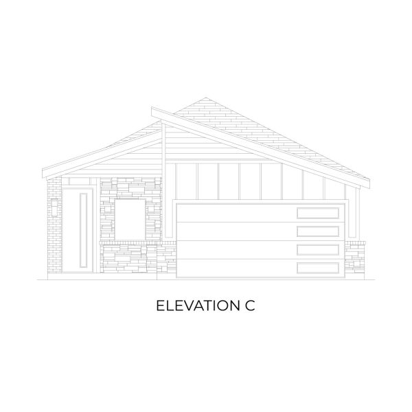 Representative rendering of the exterior for the Hamilton FS by First Texas Homes (Image 5).