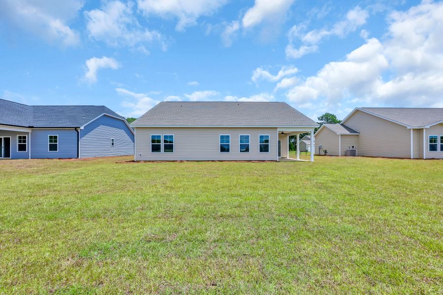 Representative exterior photo of a completed home built from the Addison II by Great Southern Homes in Westfield, Conway, SC (Image 18).