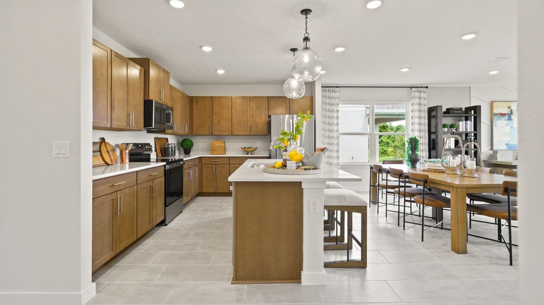 Representative furnished interior of a home built from the Castaway by DRB Homes in Willowbrook North, Winter Haven (Image 62).