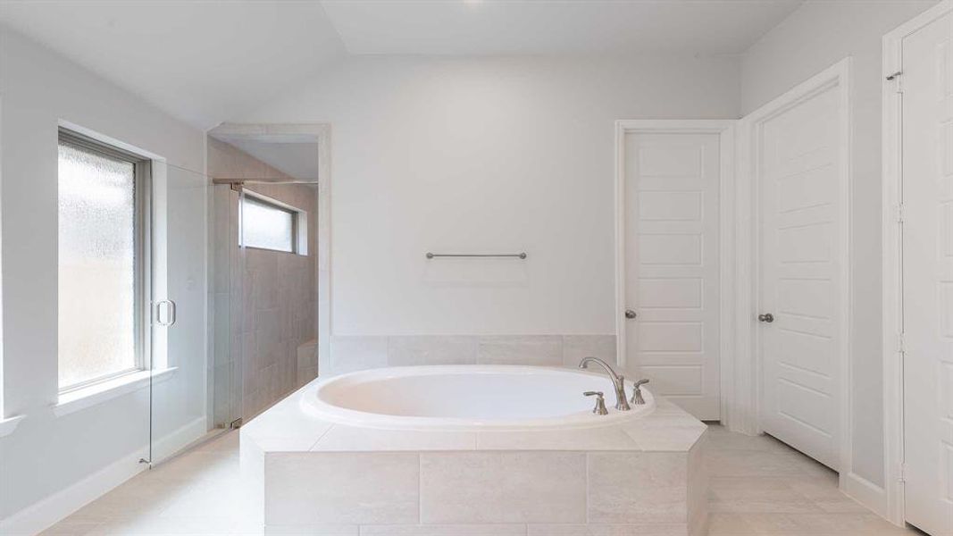 Furnished interior view inside a new home in The Heights At Uptown Celina 50', Celina (Image 7).