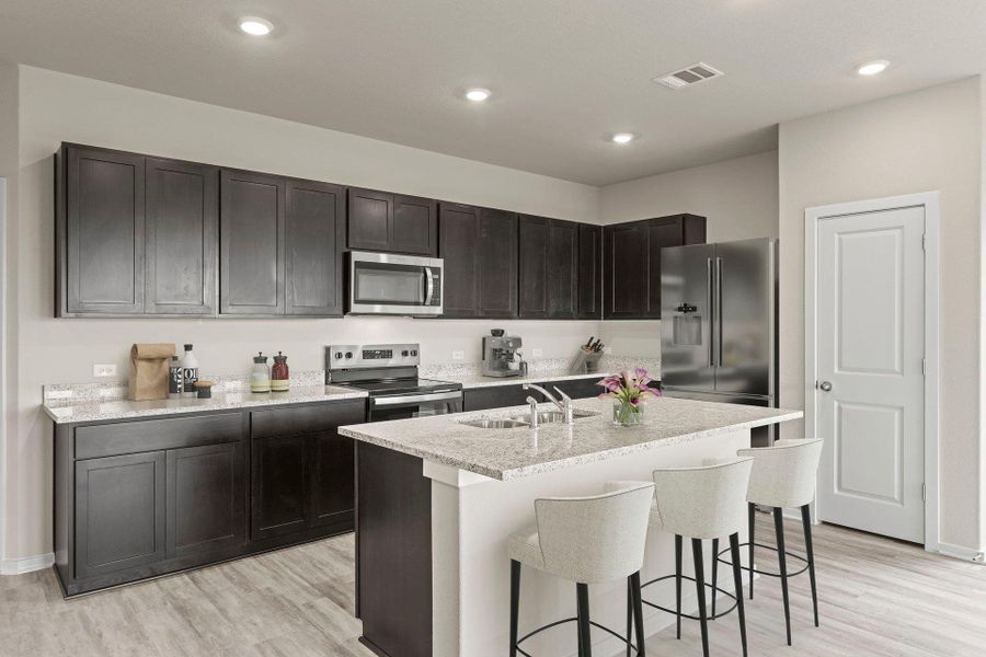Light & Bright Kitchen - Virtually Staged