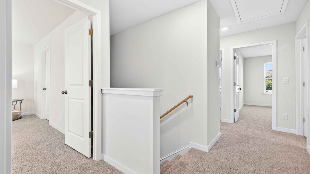 Spacious, unfurnished interior of a new home in Huffman Ridge, Hickory (Image 13). Spacious, unfurnished interior of a new home in Huffman Ridge, Hickory (Image 13).