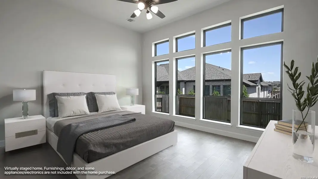 Furnished interior view inside a new home in Veramendi, New Braunfels (Image 9).