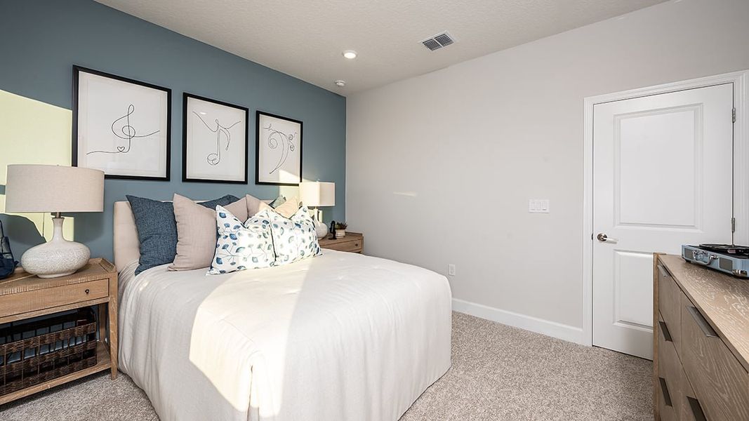 Furnished interior view inside a new home in Lochside, Mount Dora (Image 28). Furnished interior view inside a new home in Lochside, Mount Dora (Image 28).