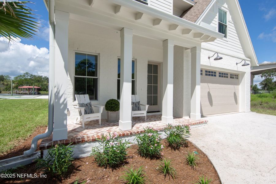 Front exterior of a new home in , Ponte Vedra Beach, FL, highlighting curb appeal (Image 23). Front exterior of a new home in , Ponte Vedra Beach, FL, highlighting curb appeal (Image 23).