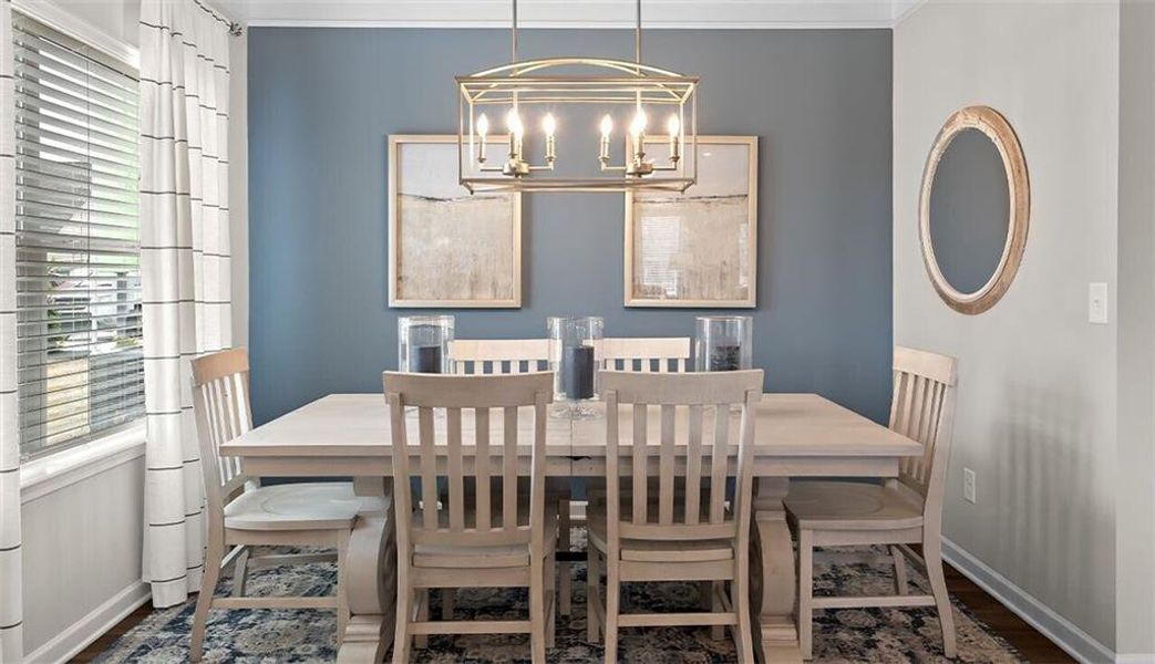 Furnished interior view inside a new home in Sanders Park, Austell (Image 10).