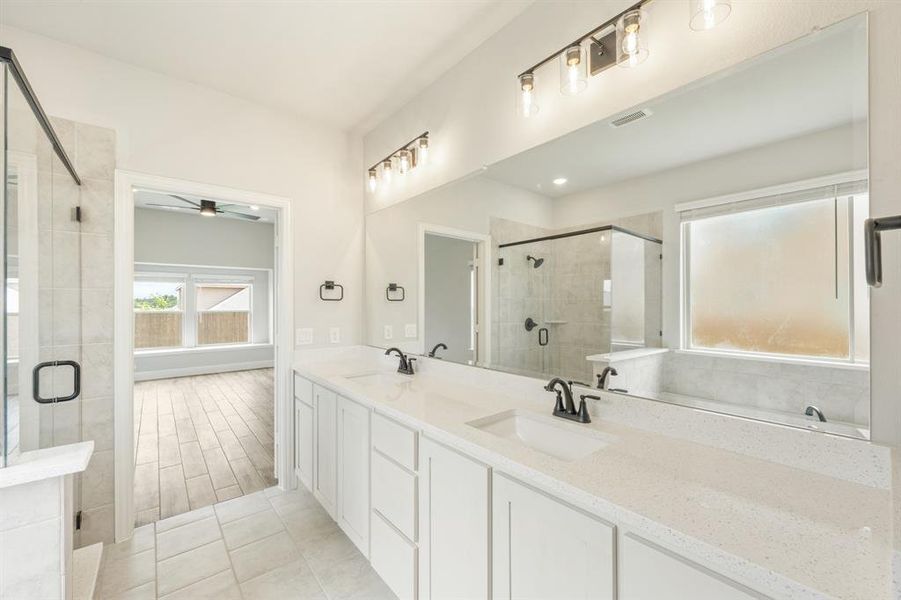 Furnished interior view inside a new home in Homestead at Daniel Farms Phase 2, DeSoto (Image 13). Furnished interior view inside a new home in Homestead at Daniel Farms Phase 2, DeSoto (Image 13).