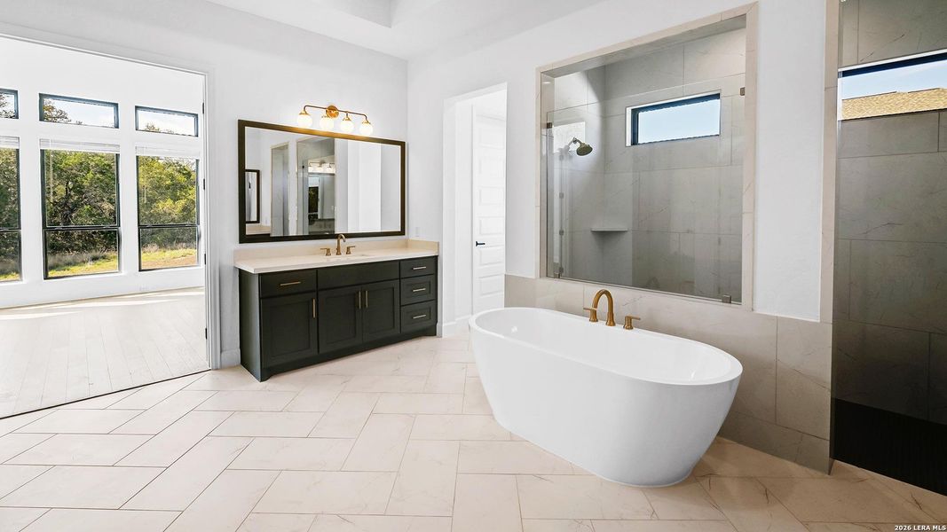 Furnished interior view inside a new home in Thornebrook, Bulverde (Image 7).