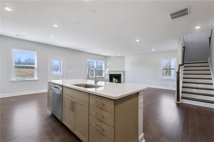 Furnished interior view inside a new home in Anderson Point Estates, McDonough (Image 4).