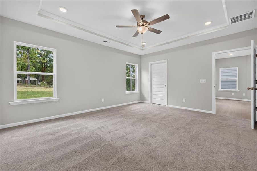 Spacious, unfurnished interior of a new home in Glen at Cave Springs, Douglasville (Image 36).