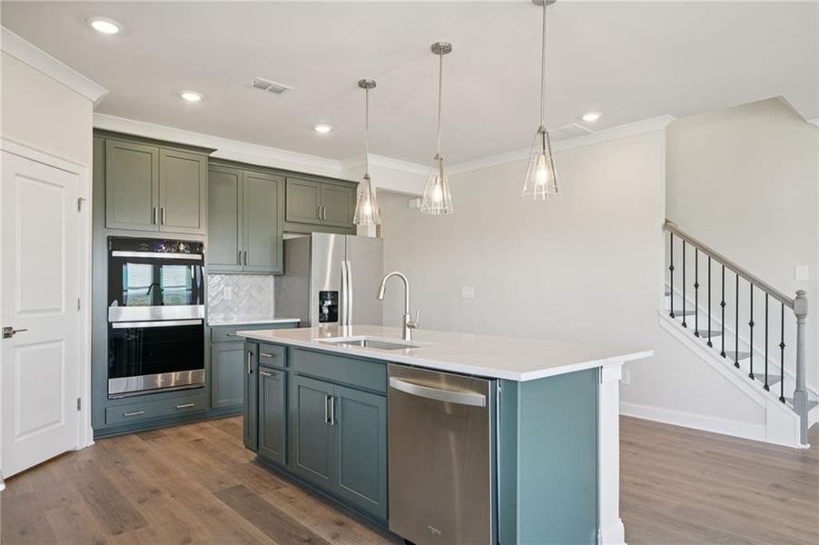 Furnished interior view inside a new home in River Pointe, Monroe (Image 15).