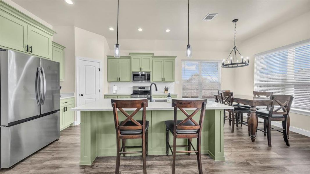 Furnished interior view inside a new home in , Granbury (Image 18).