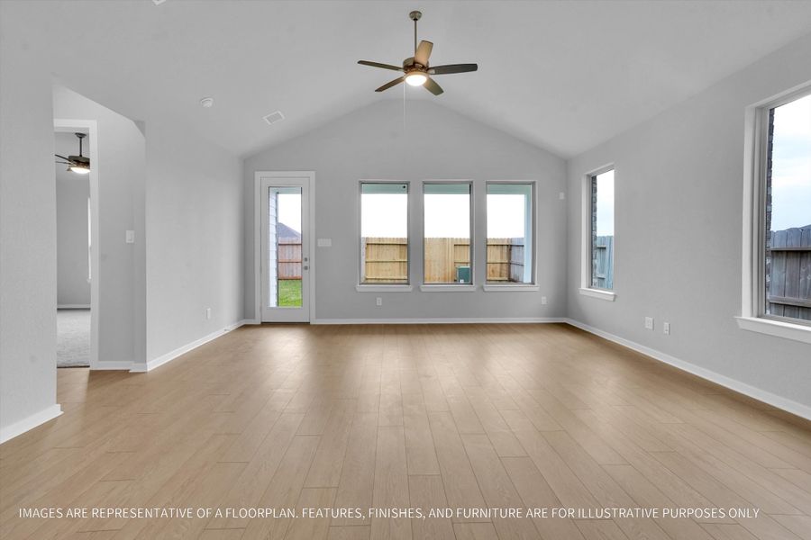 Spacious, unfurnished interior of a new home in Emberly  45', Beasley (Image 17).