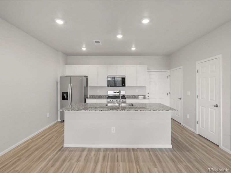 Furnished interior view inside a new home in Horizon Uptown: The Meadow Collection, Aurora (Image 6). Furnished interior view inside a new home in Horizon Uptown: The Meadow Collection, Aurora (Image 6).