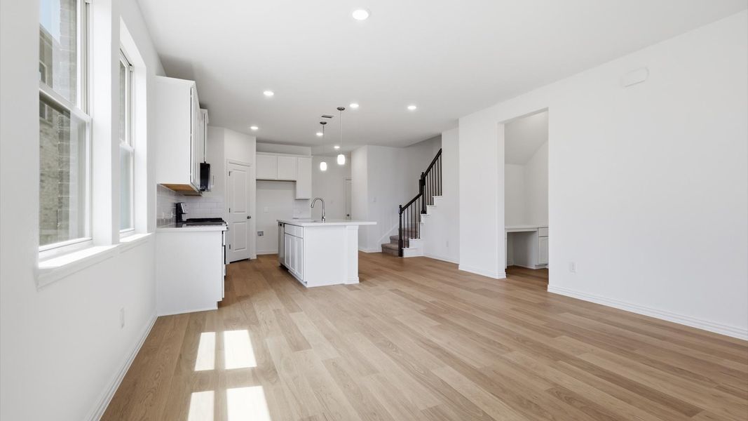 Furnished interior view inside a new home in Westridge Journey, Princeton (Image 10).