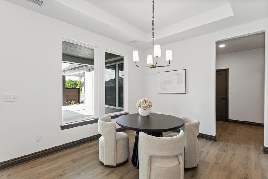 Furnished interior view inside a new home in The Courtyards at Jacobs Farm, Wichita (Image 9).