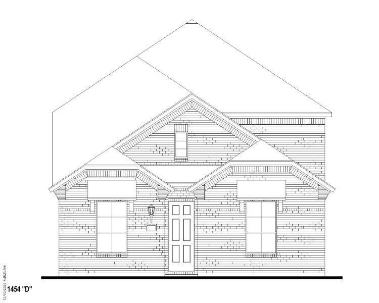 Plan 1454 Elevation D