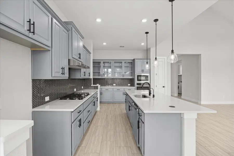 Furnished interior view inside a new home in 6 Creeks, Kyle (Image 11). Furnished interior view inside a new home in 6 Creeks, Kyle (Image 11).