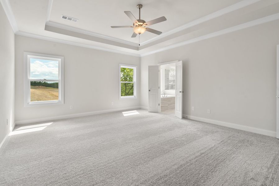 Representative unfurnished interior of a home built from the The Caplin by The Providence Group in Palisades Single Family, Cumming (Image 31). Representative unfurnished interior of a home built from the The Caplin by The Providence Group in Palisades Single Family, Cumming (Image 31).