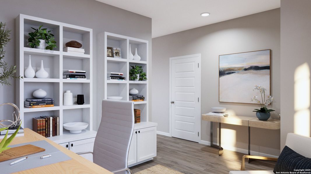 Furnished interior view inside a new home in Cinco Lakes, San Antonio (Image 17). Furnished interior view inside a new home in Cinco Lakes, San Antonio (Image 17).