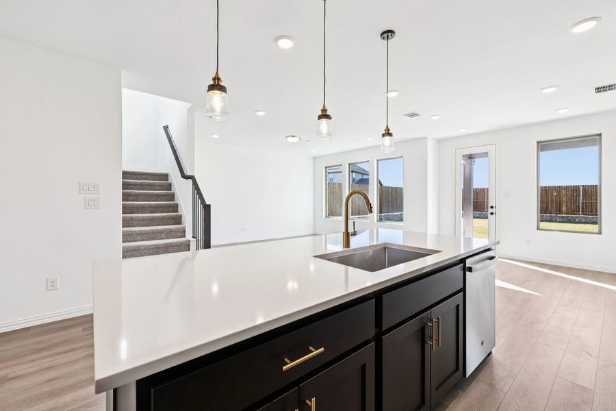 Kitchen featuring the Noir Collection