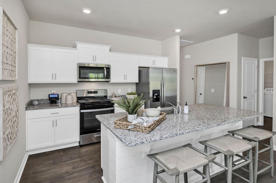 Furnished interior view inside a new home in Mulberry Landing, Orangeburg (Image 4). Furnished interior view inside a new home in Mulberry Landing, Orangeburg (Image 4).