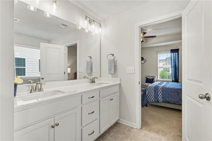 Furnished interior view inside a new home in Old Lost Mountain Estates, Powder Springs (Image 16).