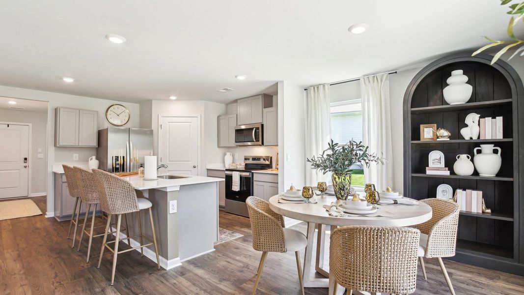Furnished interior view inside a new home in Parkside Point, Portland (Image 16).