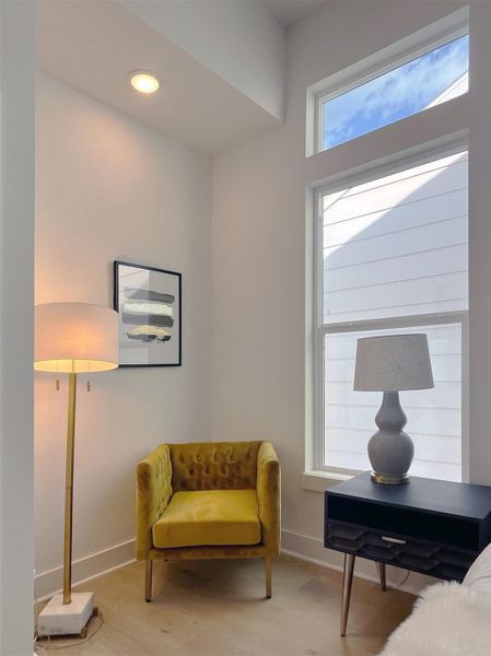 Furnished interior view inside a new home in Yale Terrace, Houston (Image 24). Furnished interior view inside a new home in Yale Terrace, Houston (Image 24).