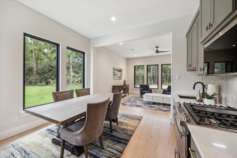 Furnished interior view inside a new home in High Meadow West and Estates, Montgomery (Image 21).
