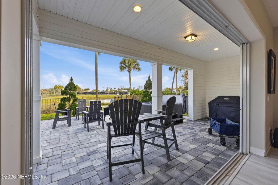 Exterior details and patio area of a home in , St. Johns (Image 26).