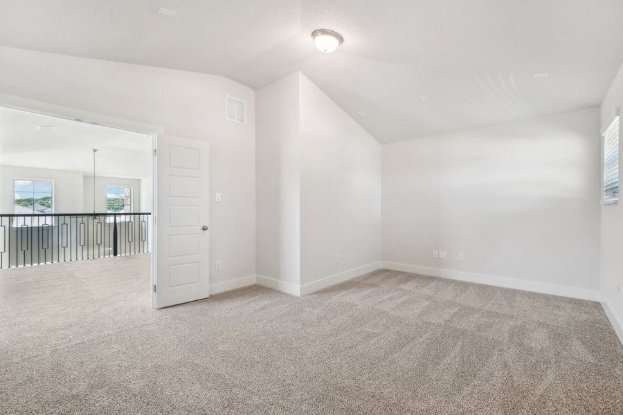 Game room in the Medina floorplan at a Meritage Homes community.