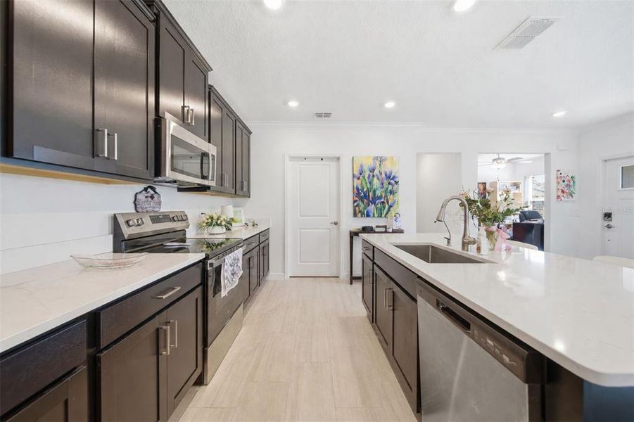 Furnished interior view inside a new home in Mirada Active Adult, San Antonio (Image 8).