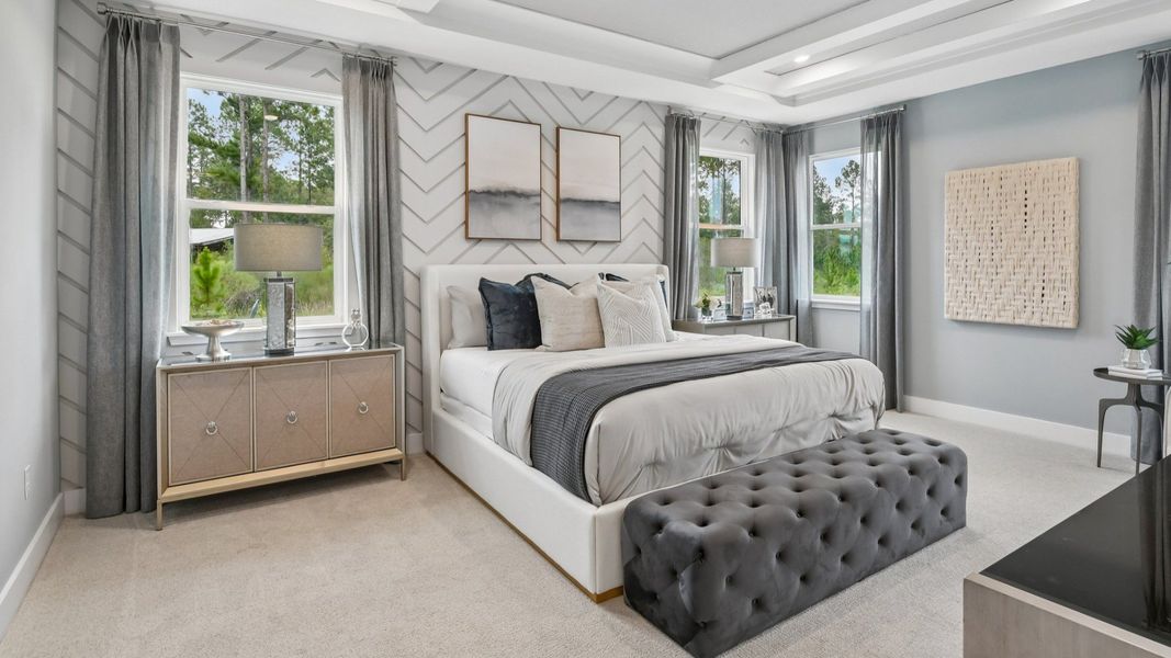 Primary Suite in the Marigold Floor Plan at Haven at Diamond Springs