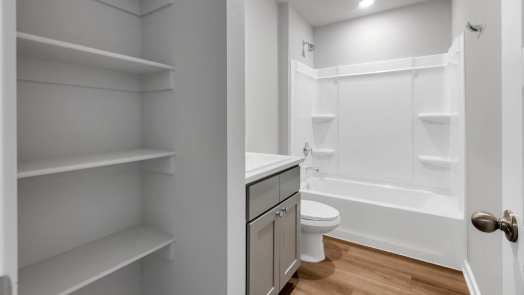 Furnished interior view inside a new home in Overlook West, Wolfforth (Image 5). Furnished interior view inside a new home in Overlook West, Wolfforth (Image 5).