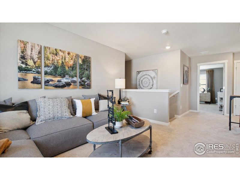 Furnished interior view inside a new home in Vista Meadows, Fort Lupton (Image 10).