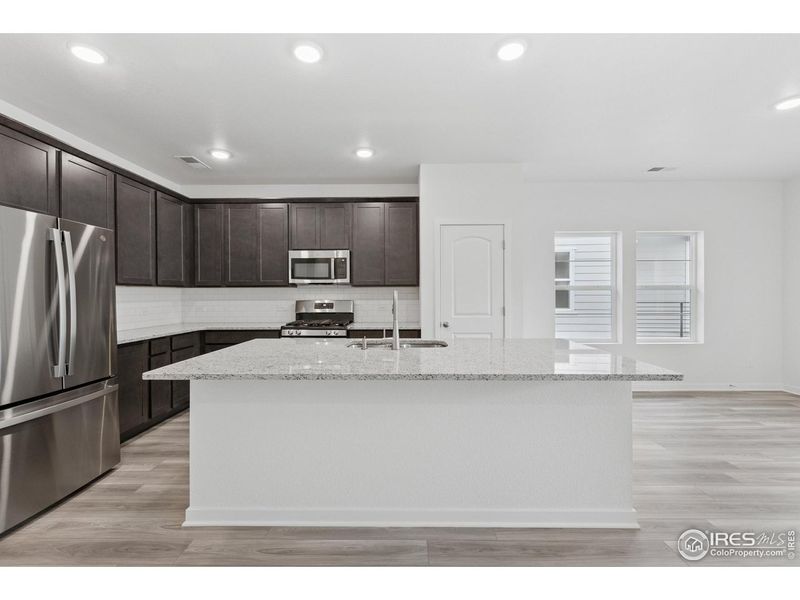 Furnished interior view inside a new home in , Loveland (Image 7).