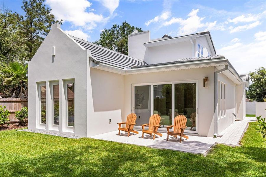 Exterior details and patio area of a home in , Winter Park (Image 22).