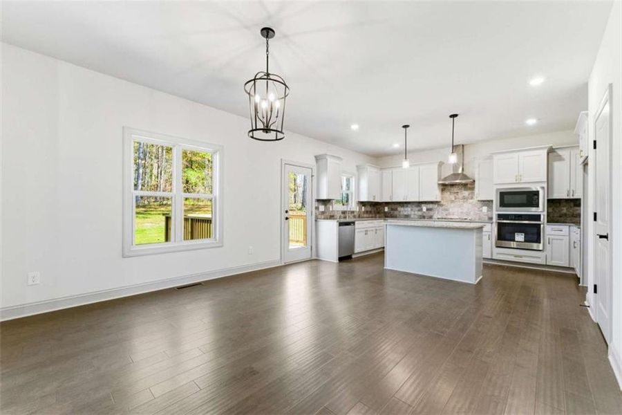 Spacious, unfurnished interior of a new home in Underwood Crossing, Covington (Image 12). Spacious, unfurnished interior of a new home in Underwood Crossing, Covington (Image 12).