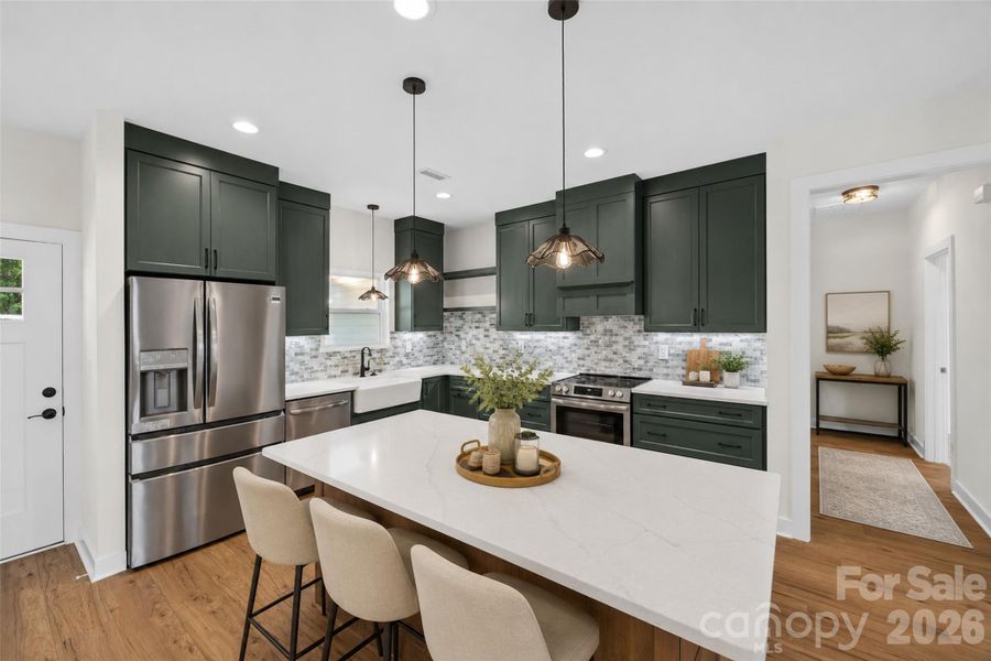 Furnished interior view inside a new home in , Bessemer City (Image 13).
