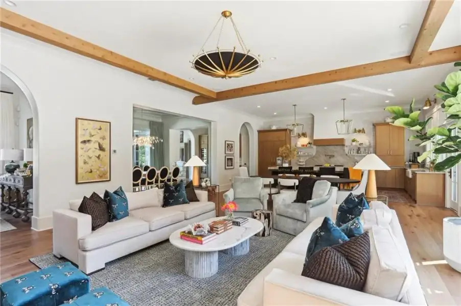 Furnished interior view inside a new home in , Atlanta (Image 13).